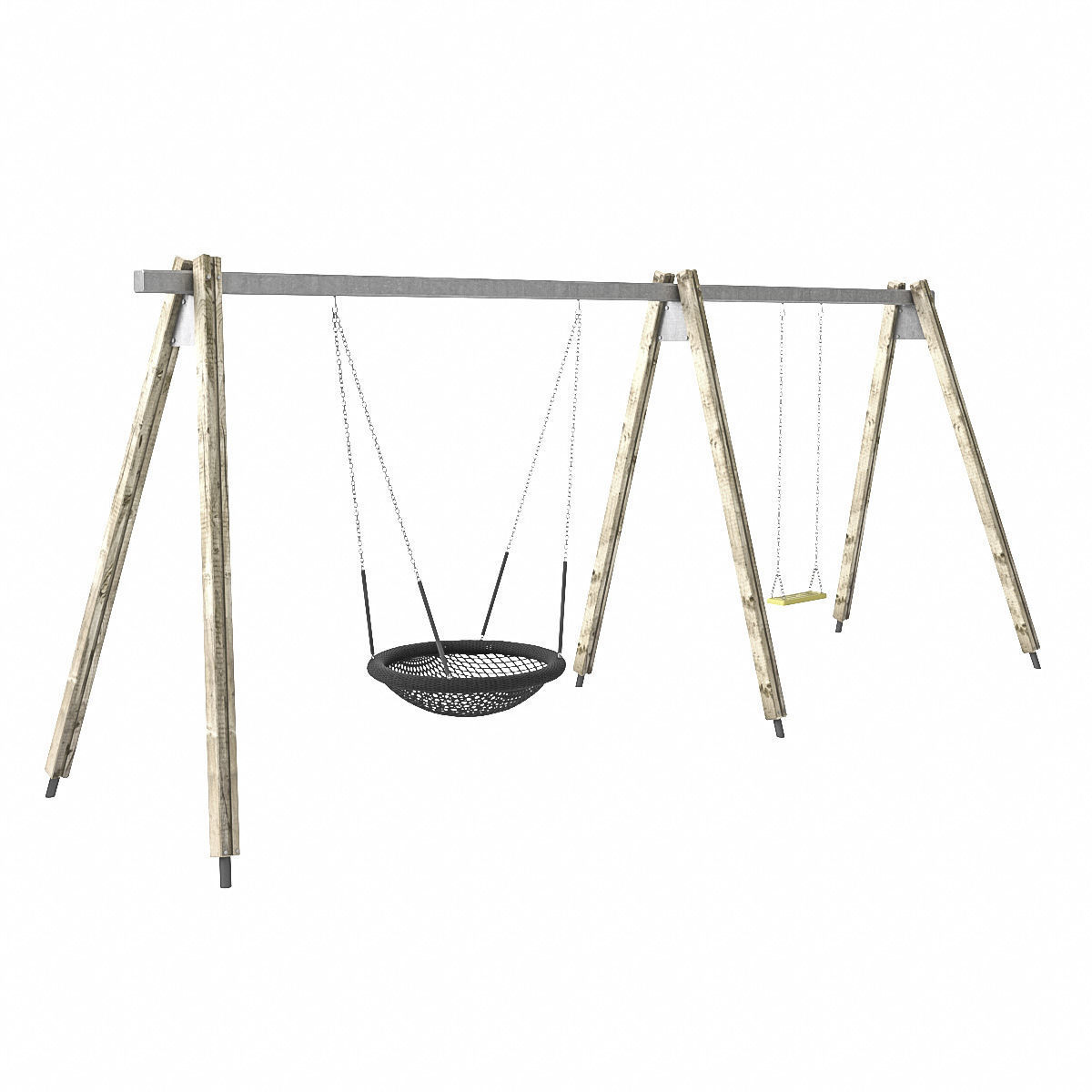Swing Playground 3D model_2