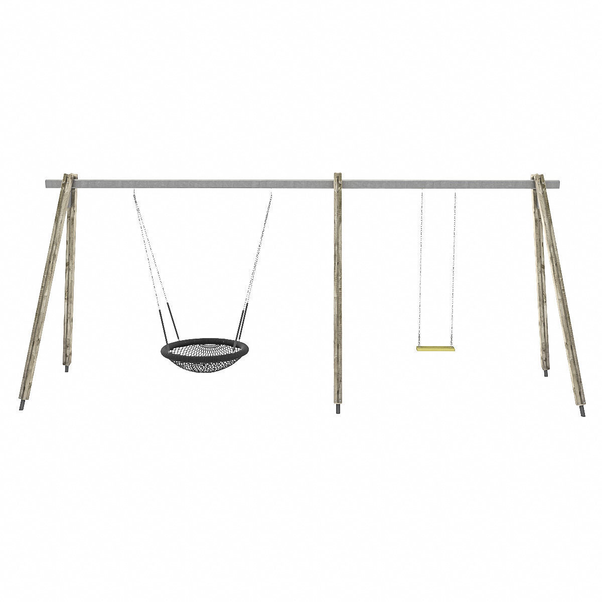 Swing Playground 3D model_1