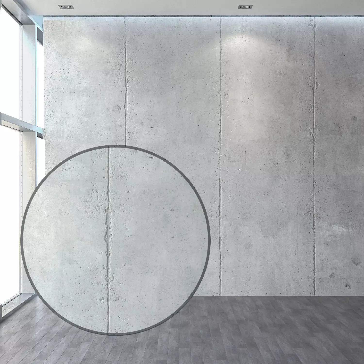 Concrete with a vertical seam Texture_0