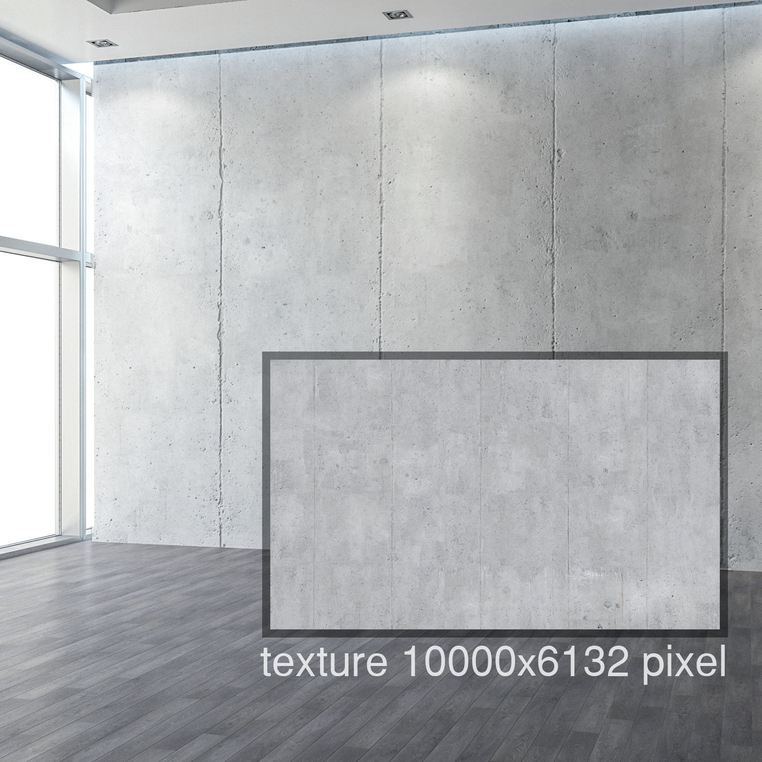 Concrete with a vertical seam Texture_1