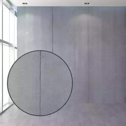 Concrete wall with circle in middle Texture