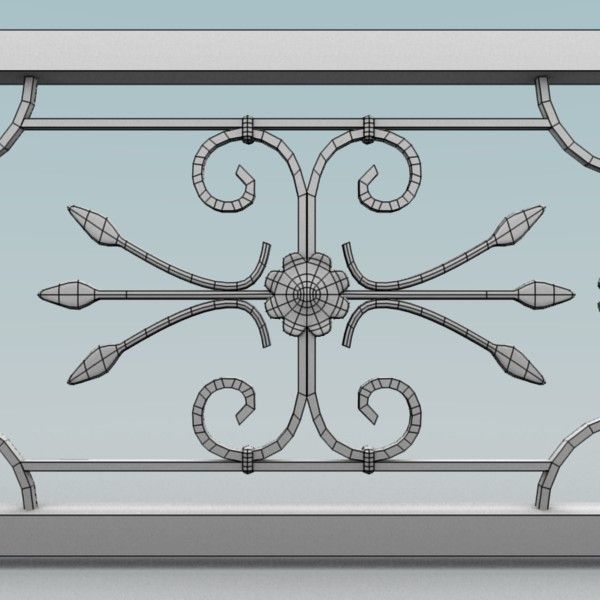 Big wrought iron collection 3D model_3