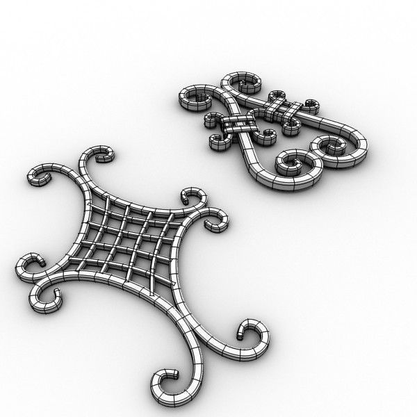 Big wrought iron collection 3D model_18