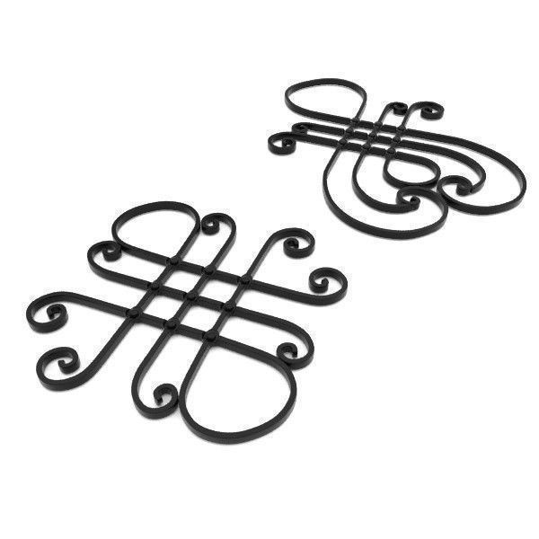 Big wrought iron collection 3D model_21