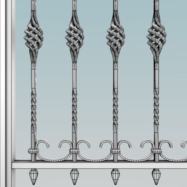 Big wrought iron collection 3D model_6