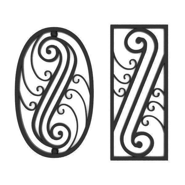 Big wrought iron collection 3D model_10