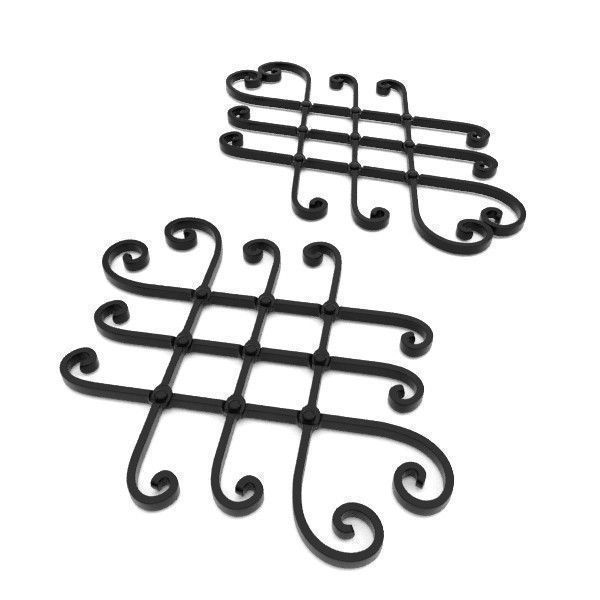 Big wrought iron collection 3D model_7