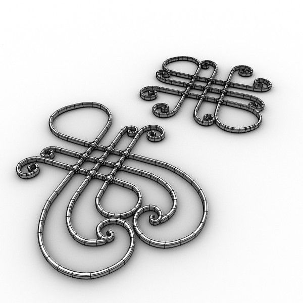 Big wrought iron collection 3D model_26