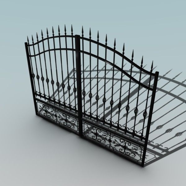 Big wrought iron collection 3D model_5