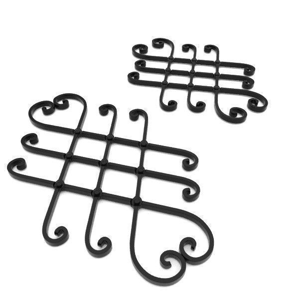 Big wrought iron collection 3D model_9