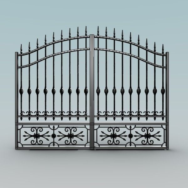 Big wrought iron collection 3D model_1