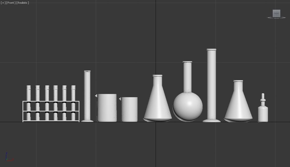 Laboratory Glassware - Lab Equipment 3D model_16