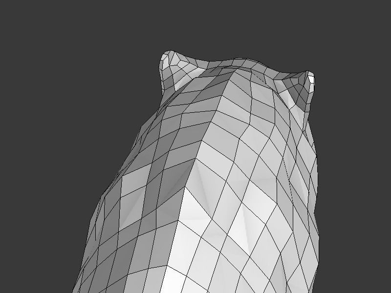 Wolf II Low Poly Low-poly 3D model_20