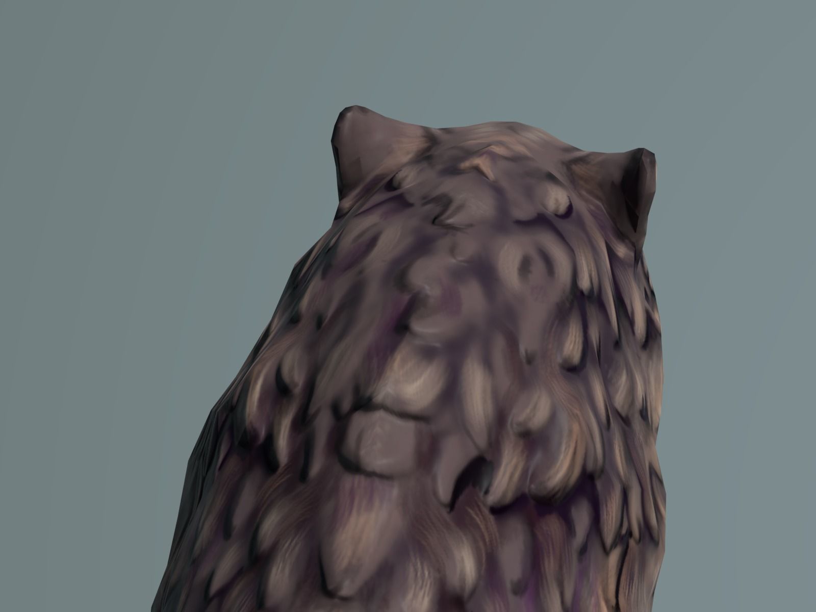 Wolf II Low Poly Low-poly 3D model_11