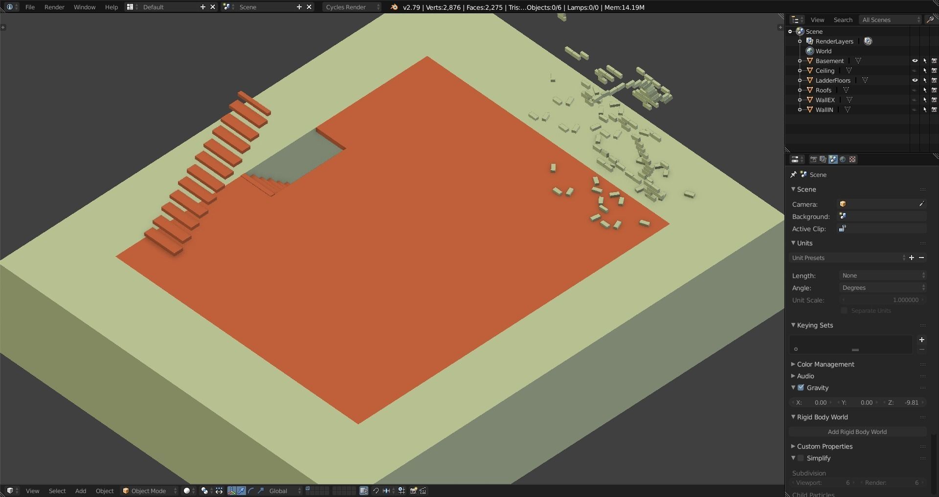 House Old Moss DM Low-poly 3D model_23