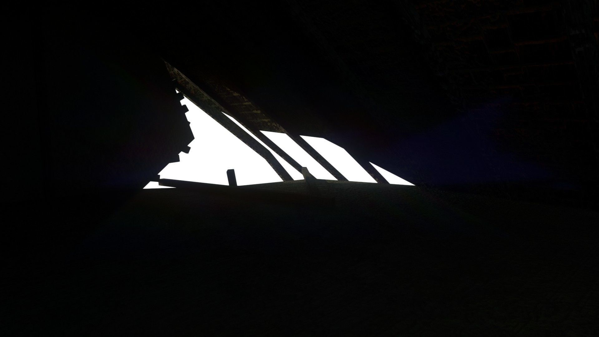 House Old Moss DM Low-poly 3D model_5