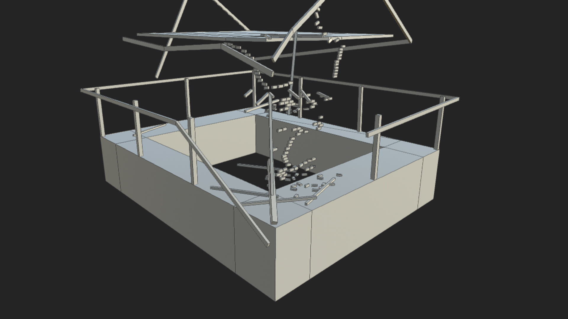 House Old Moss DM Low-poly 3D model_12