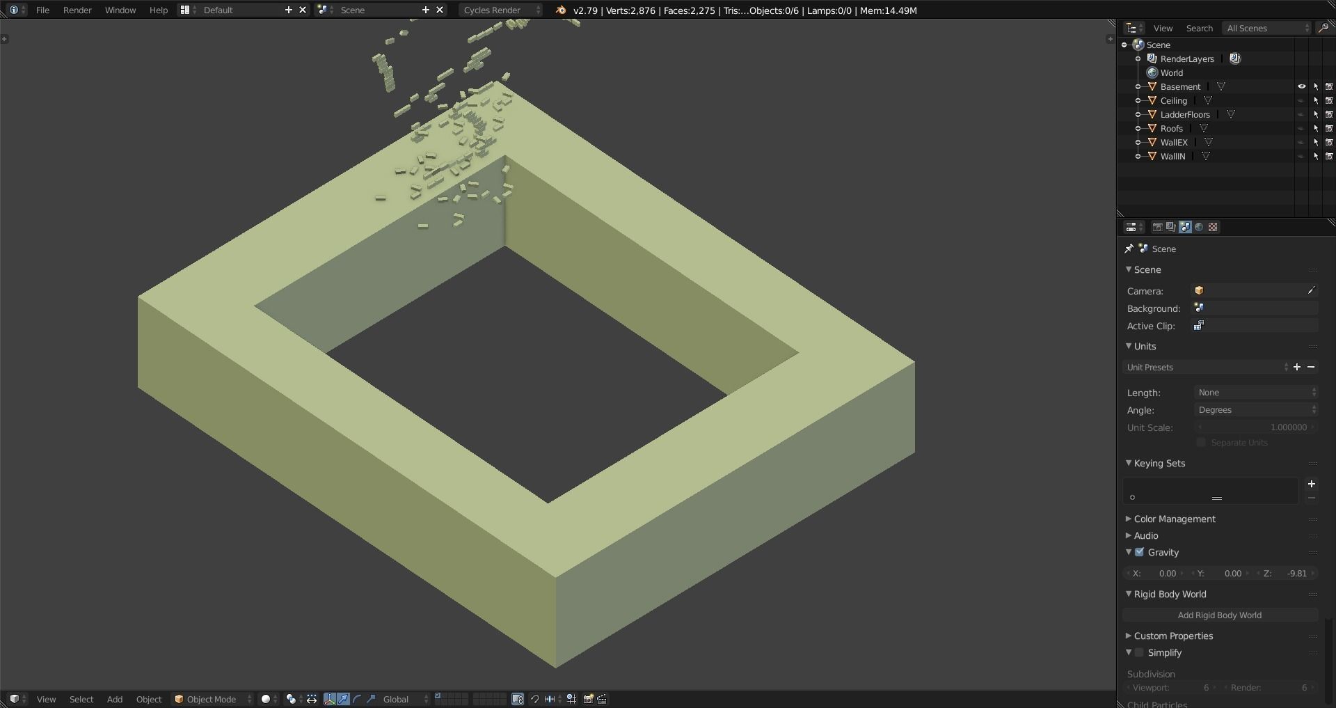 House Old Moss DM Low-poly 3D model_22