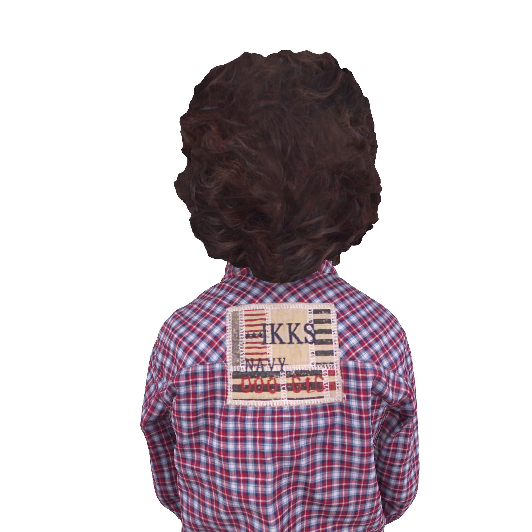 Child Collection x4 Low-poly 3D model_20