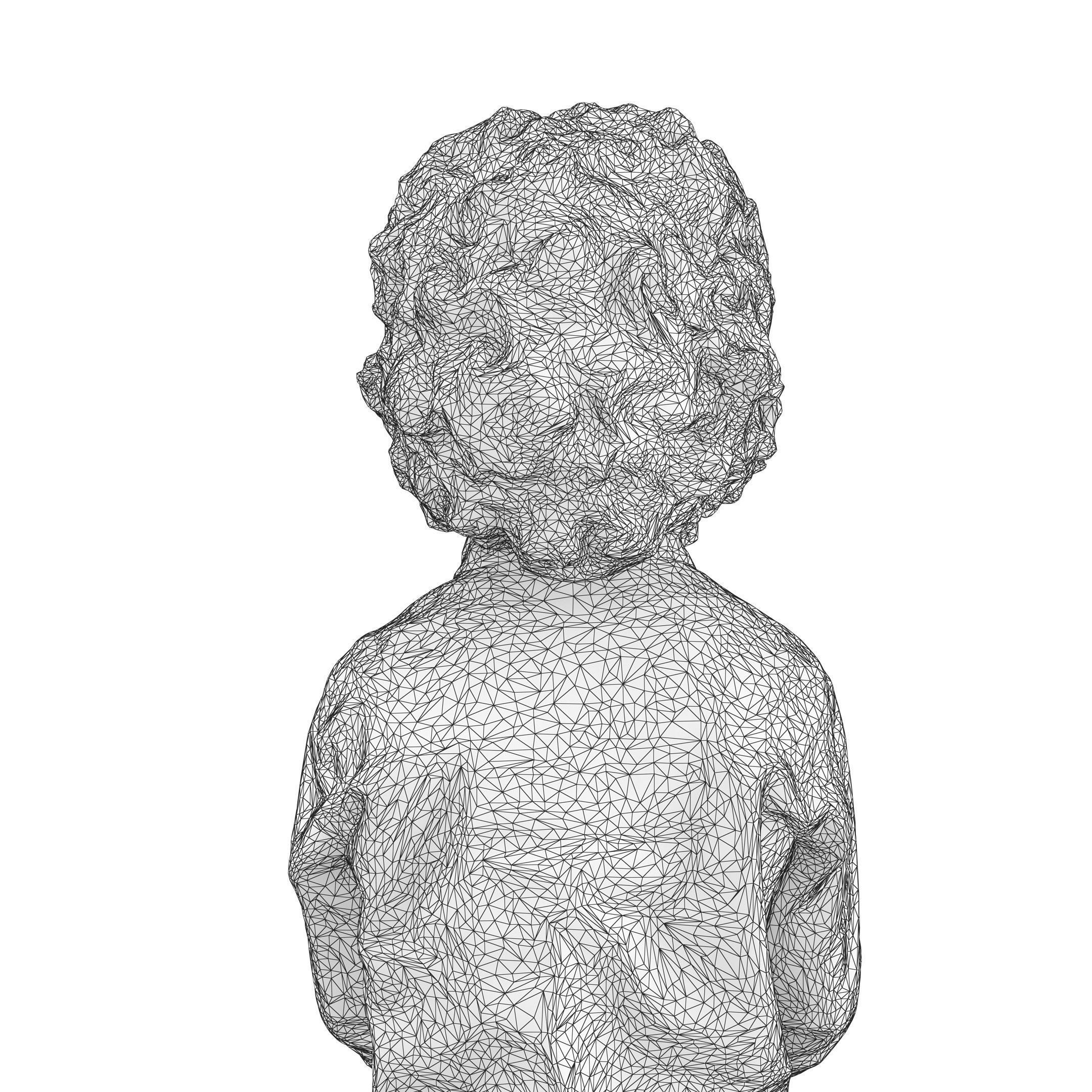 Child Collection x4 Low-poly 3D model_21