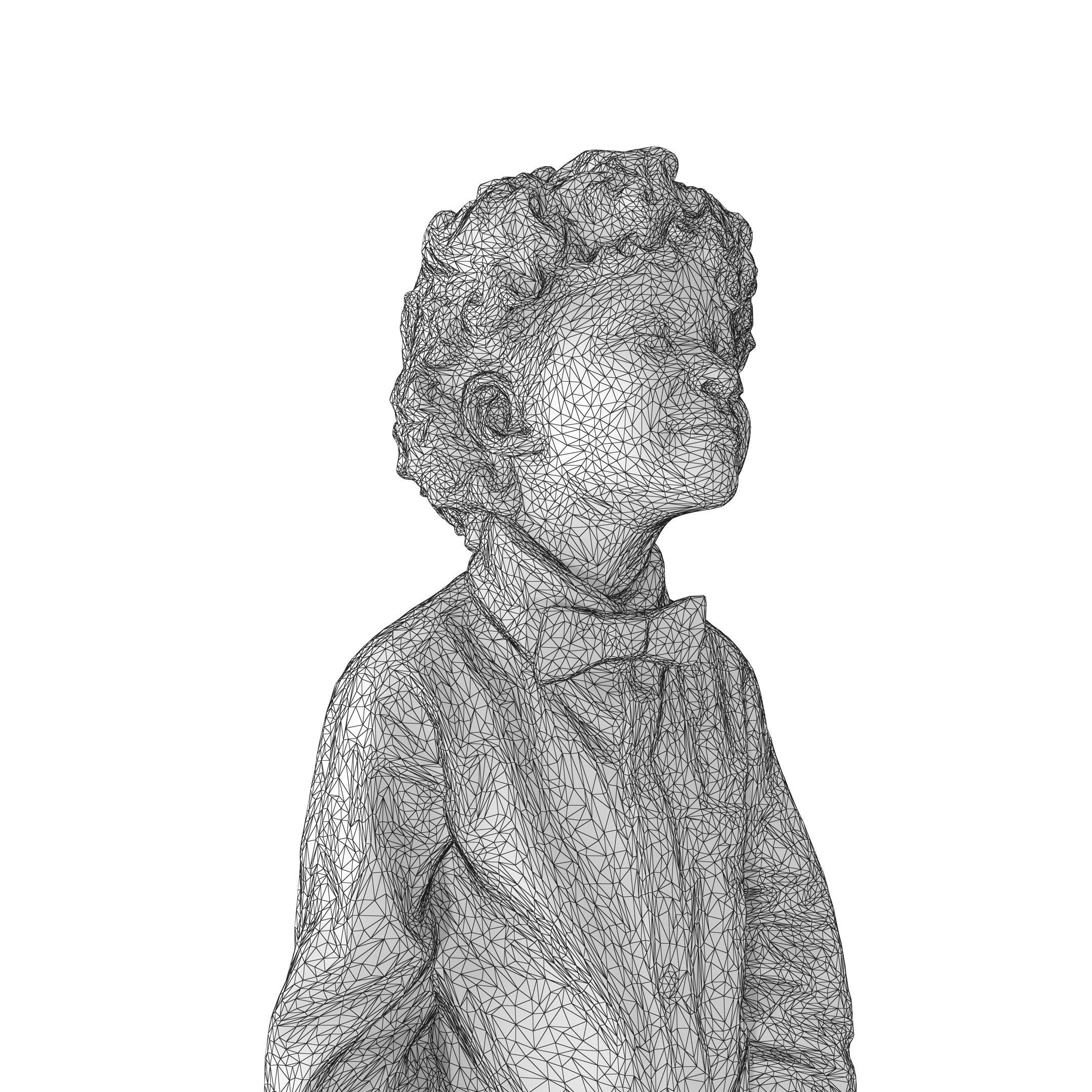 Child Collection x4 Low-poly 3D model_15