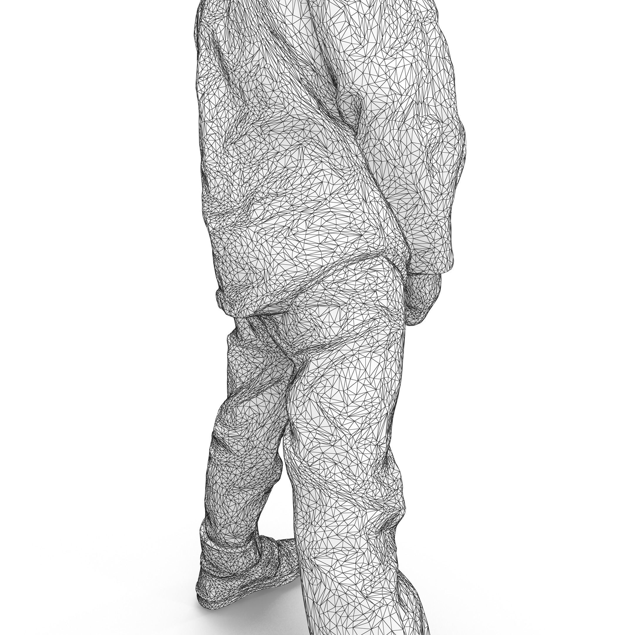 Child Collection x4 Low-poly 3D model_17