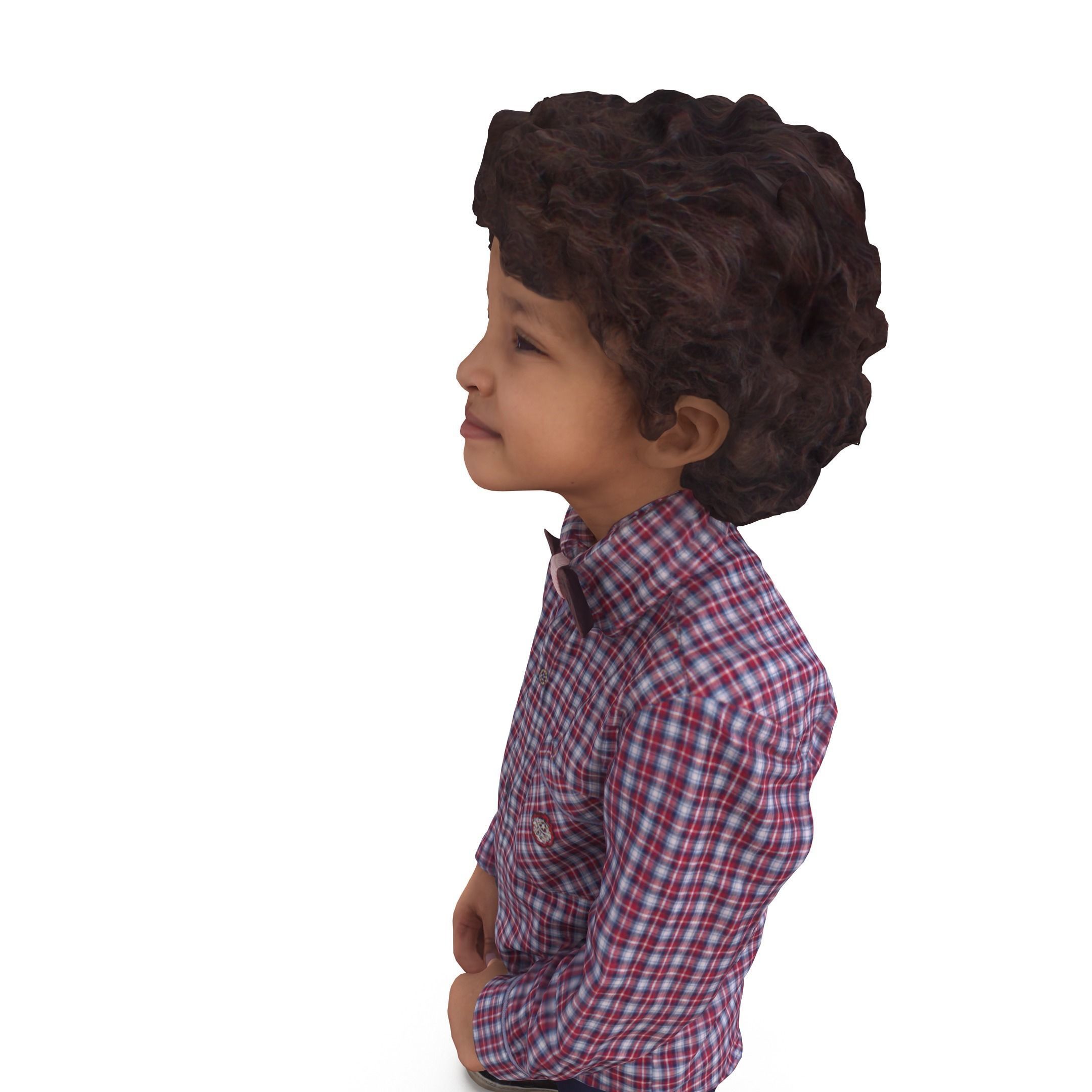 Child Collection x4 Low-poly 3D model_18