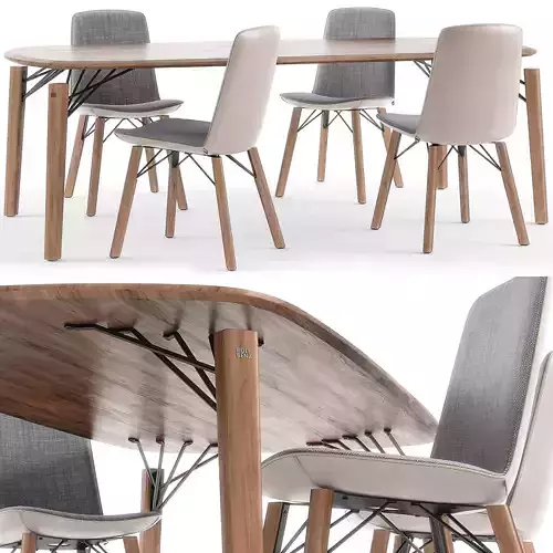 Rolf Benz 616 chair set 02