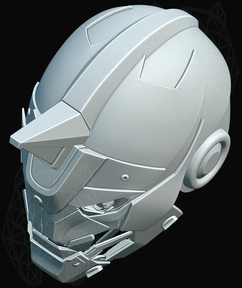 Cayde-6 helmet 3d printable mask 3D print model_4