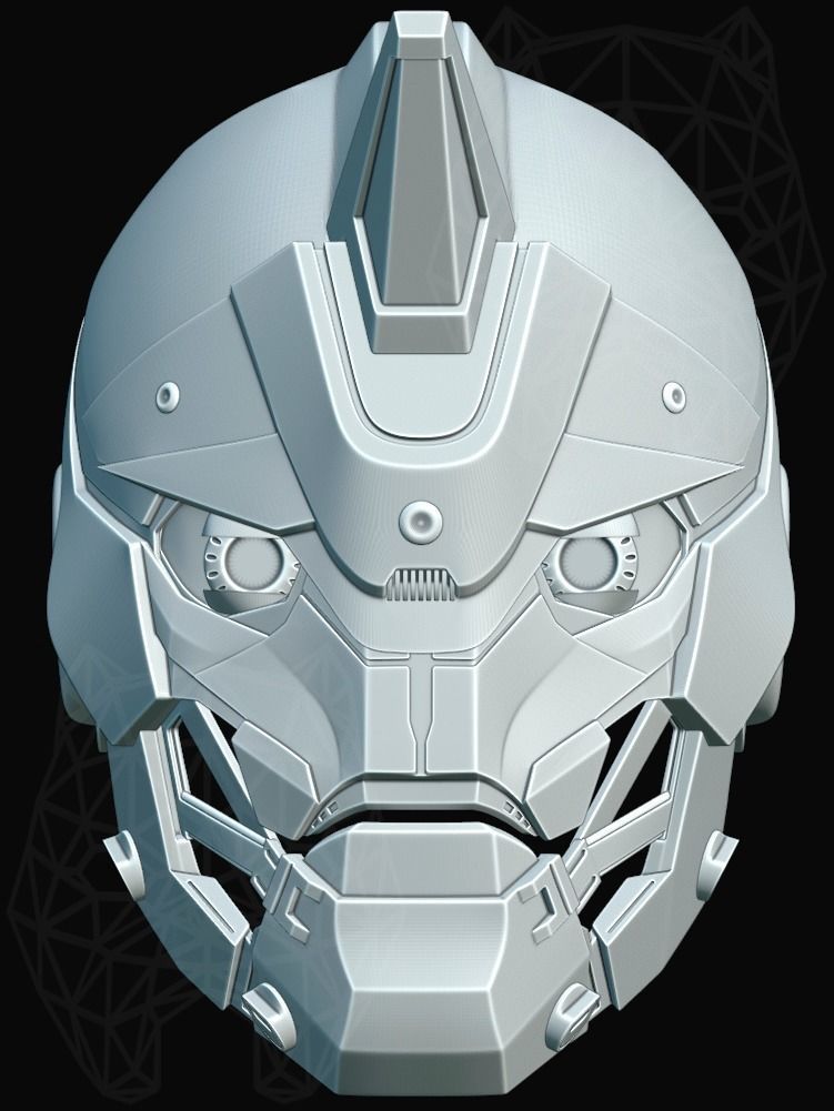 Cayde-6 helmet 3d printable mask 3D print model_3