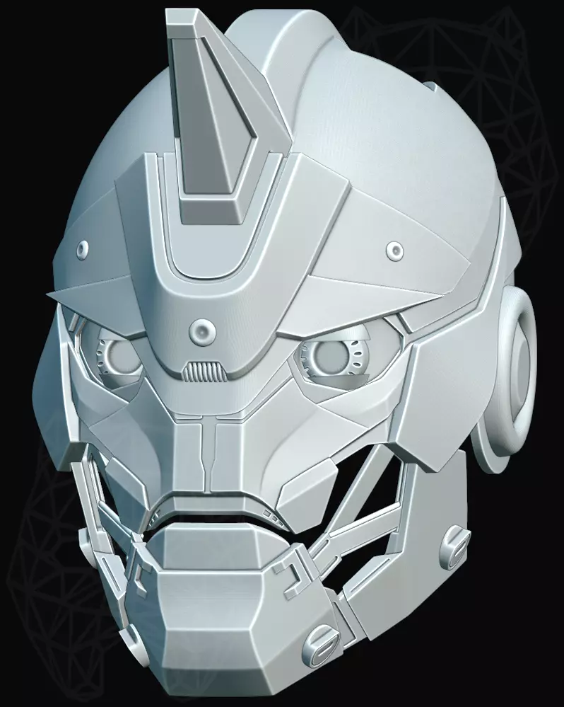 Cayde-6 helmet 3d printable mask 3D print model_0