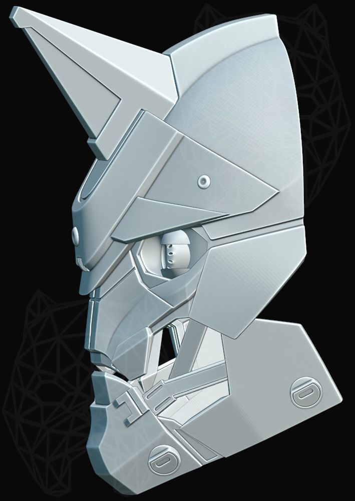 Cayde-6 helmet 3d printable mask 3D print model_5