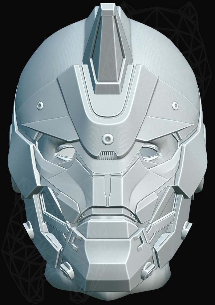 Cayde-6 helmet 3d printable mask 3D print model_7