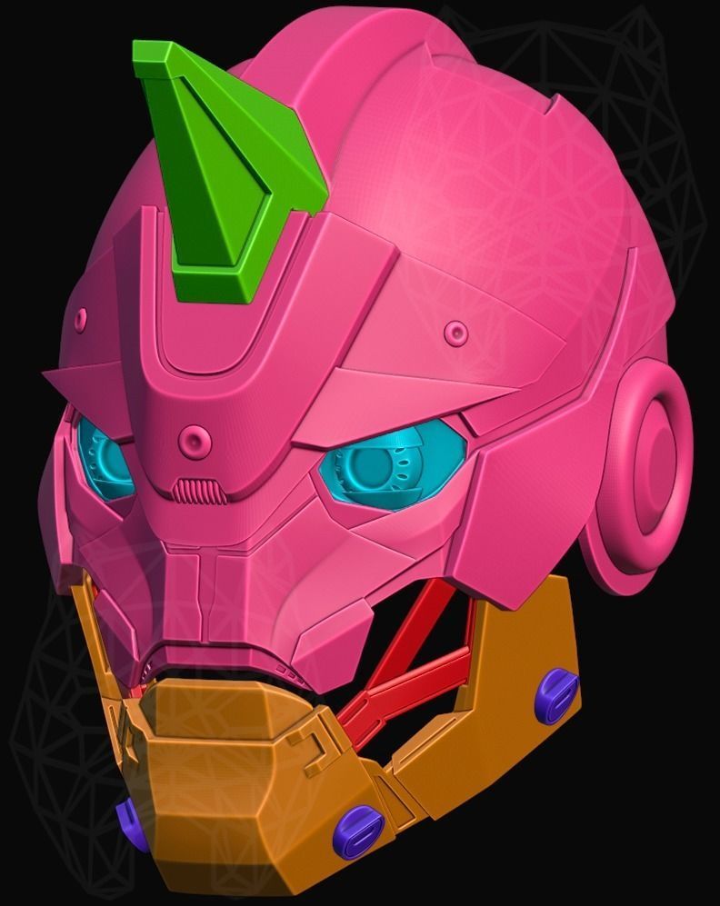 Cayde-6 helmet 3d printable mask 3D print model_9