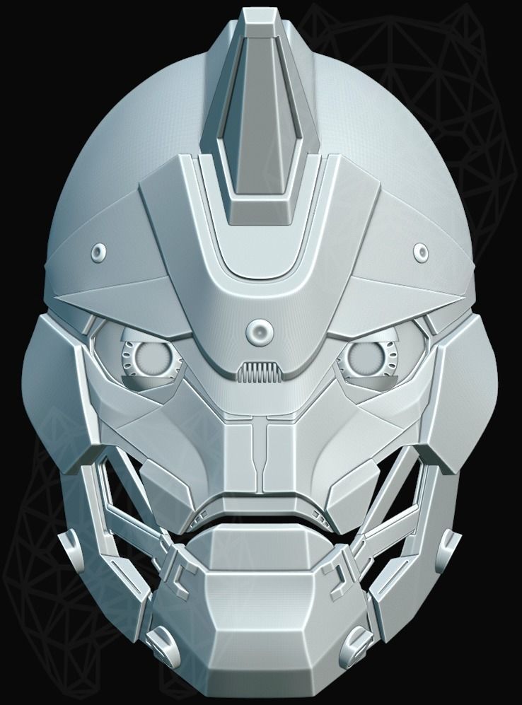 Cayde-6 helmet 3d printable mask 3D print model_6