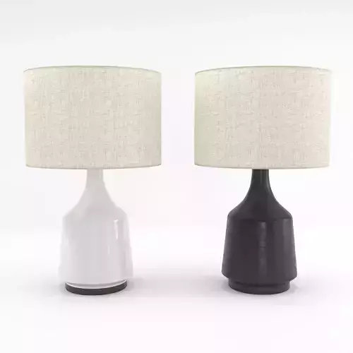 West Elm Morten table lamp 3D model