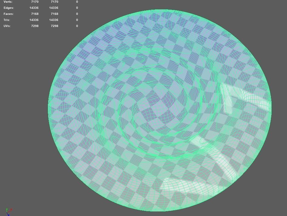 Whirlpool ocean swirl 3D model_3