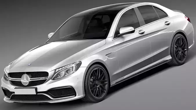 Mercedes-Benz C63 AMG sedan 2015 3D model