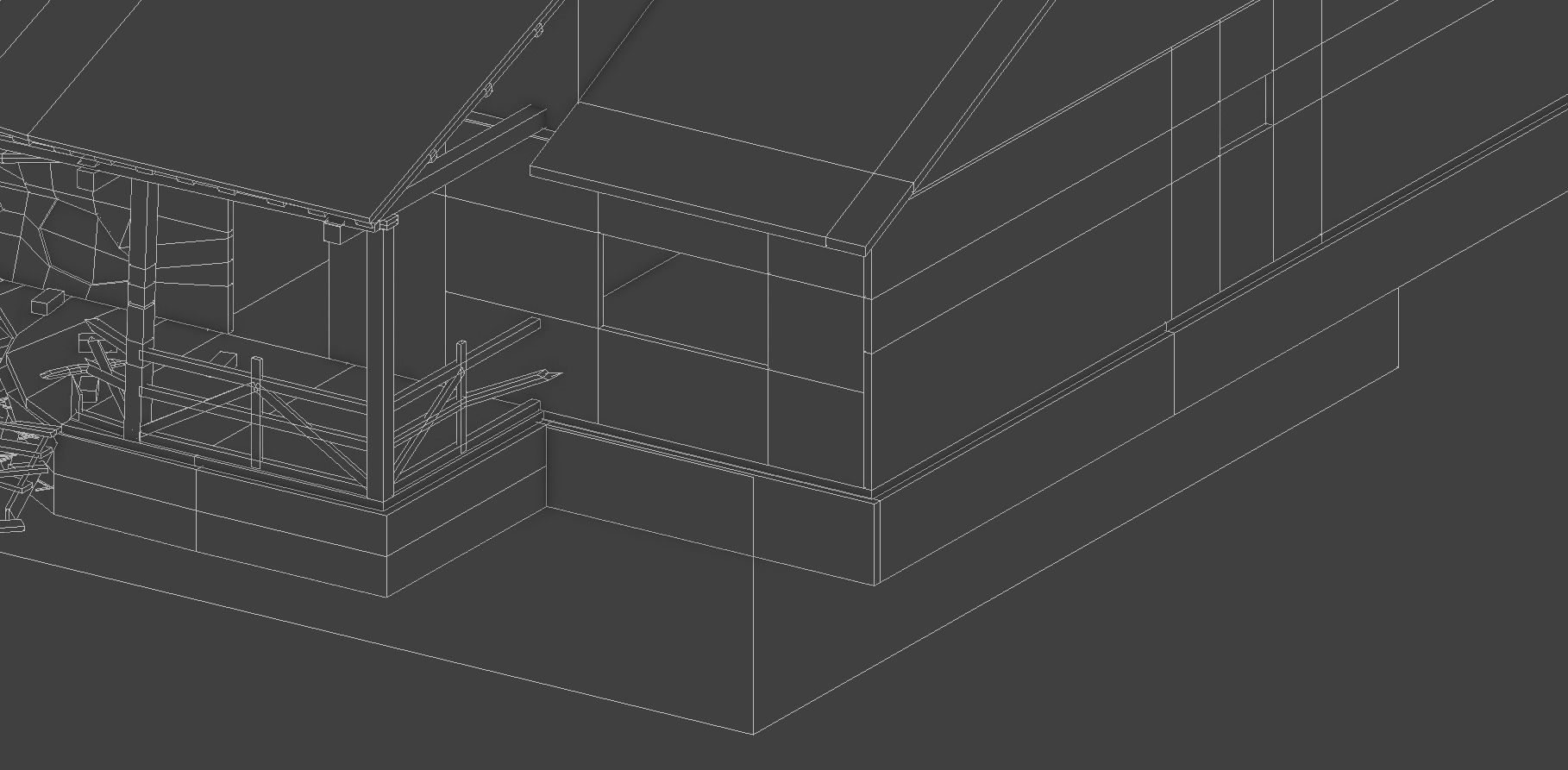 House Old  Low-poly 3D model_19