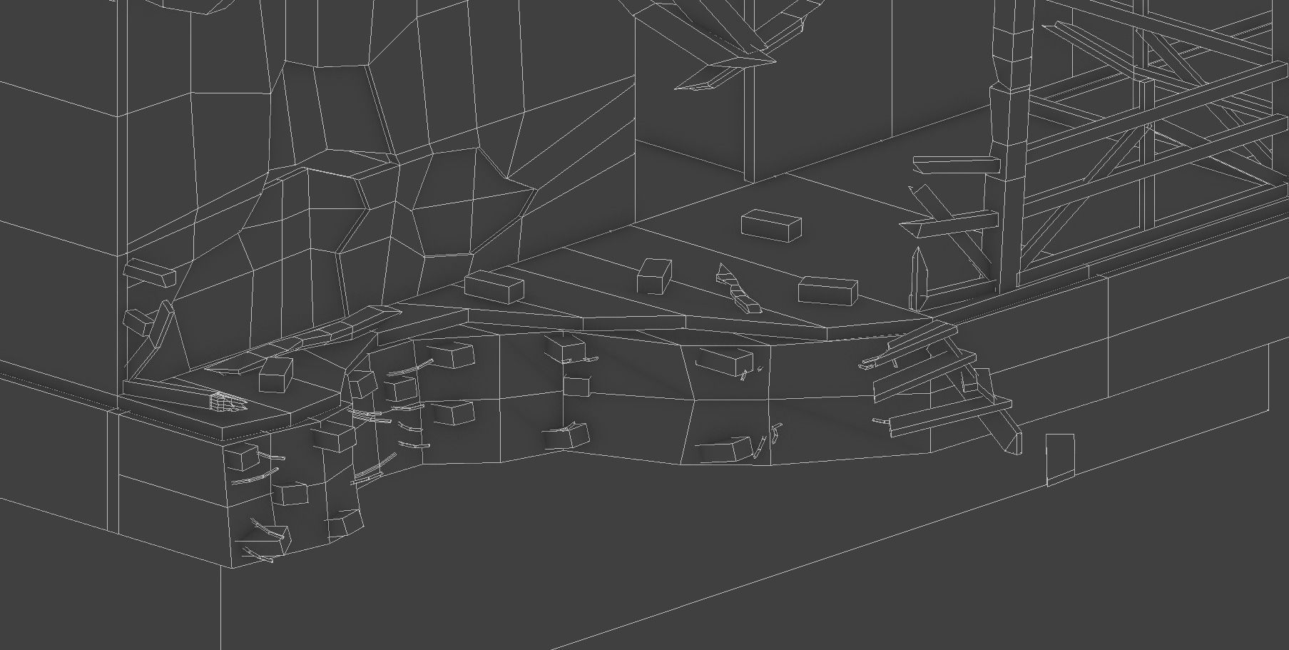 House Old  Low-poly 3D model_21