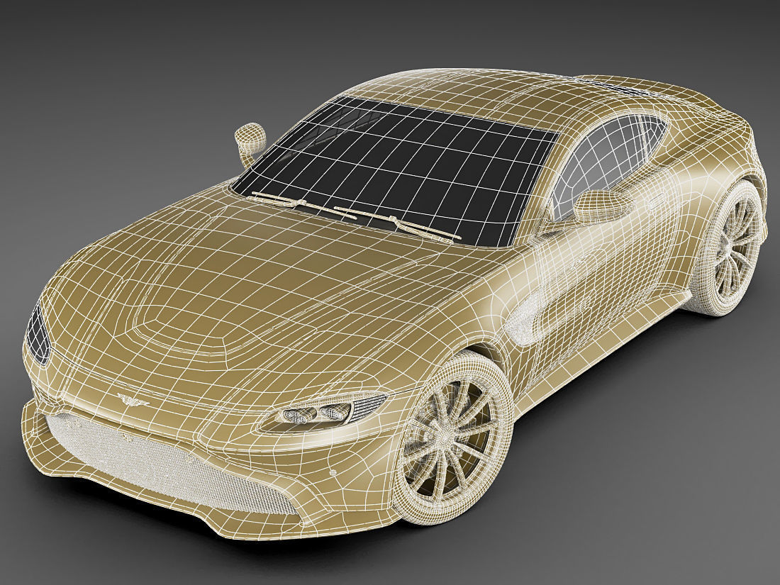 Aston Martin Vantage 2019 3D model_19