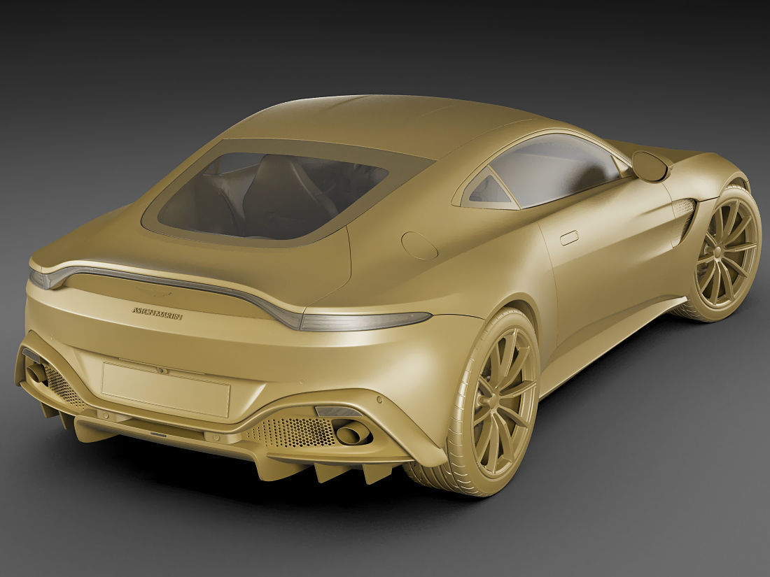 Aston Martin Vantage 2019 3D model_16