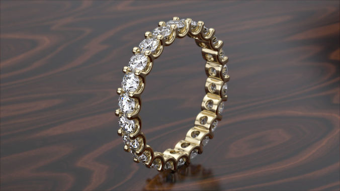 Wedding ring 3D print model