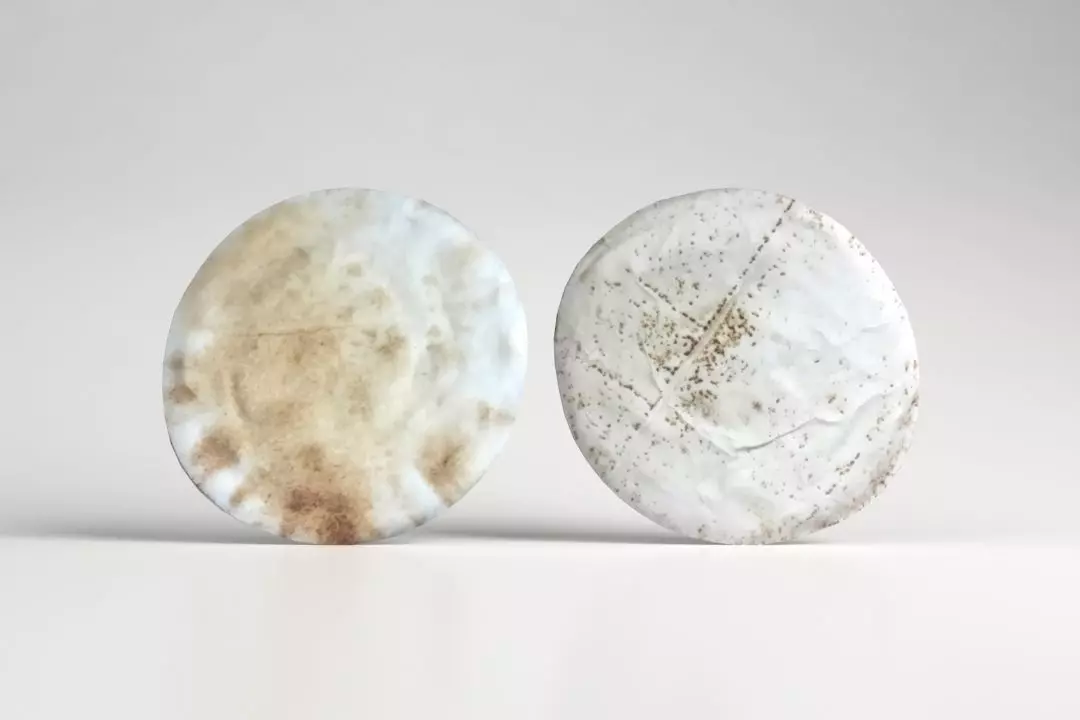 Arabian Bread Low-poly 3D model_0