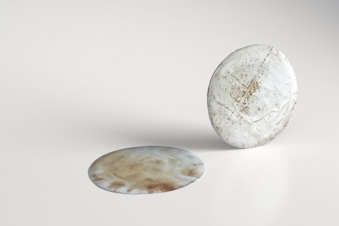 Arabian Bread Low-poly 3D model_4