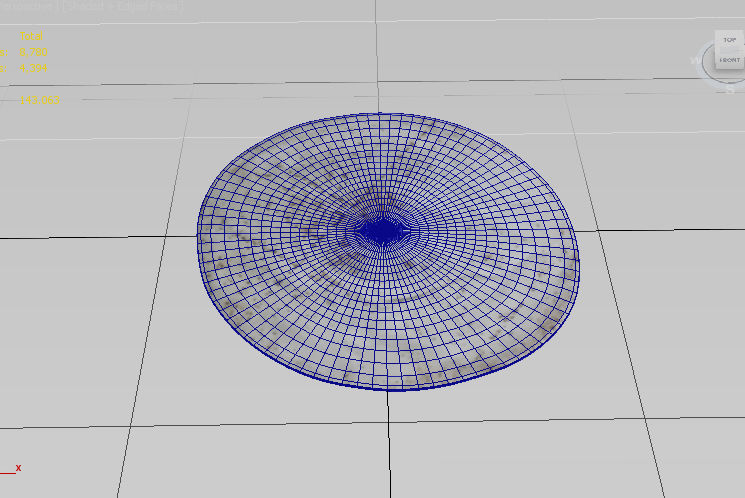 Arabian Bread Low-poly 3D model_2