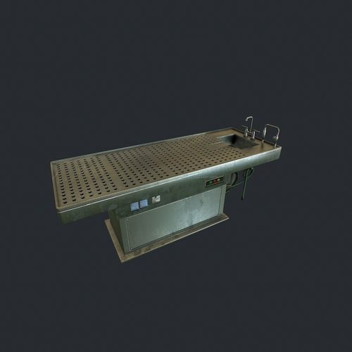 AutopsyTabel V3 Low-poly 3D model