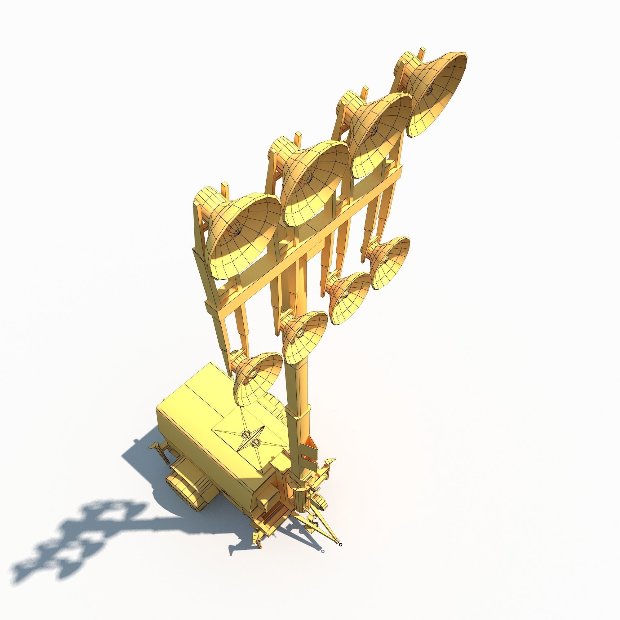 Tower Light Low Poly PBR Low-poly 3D model_19