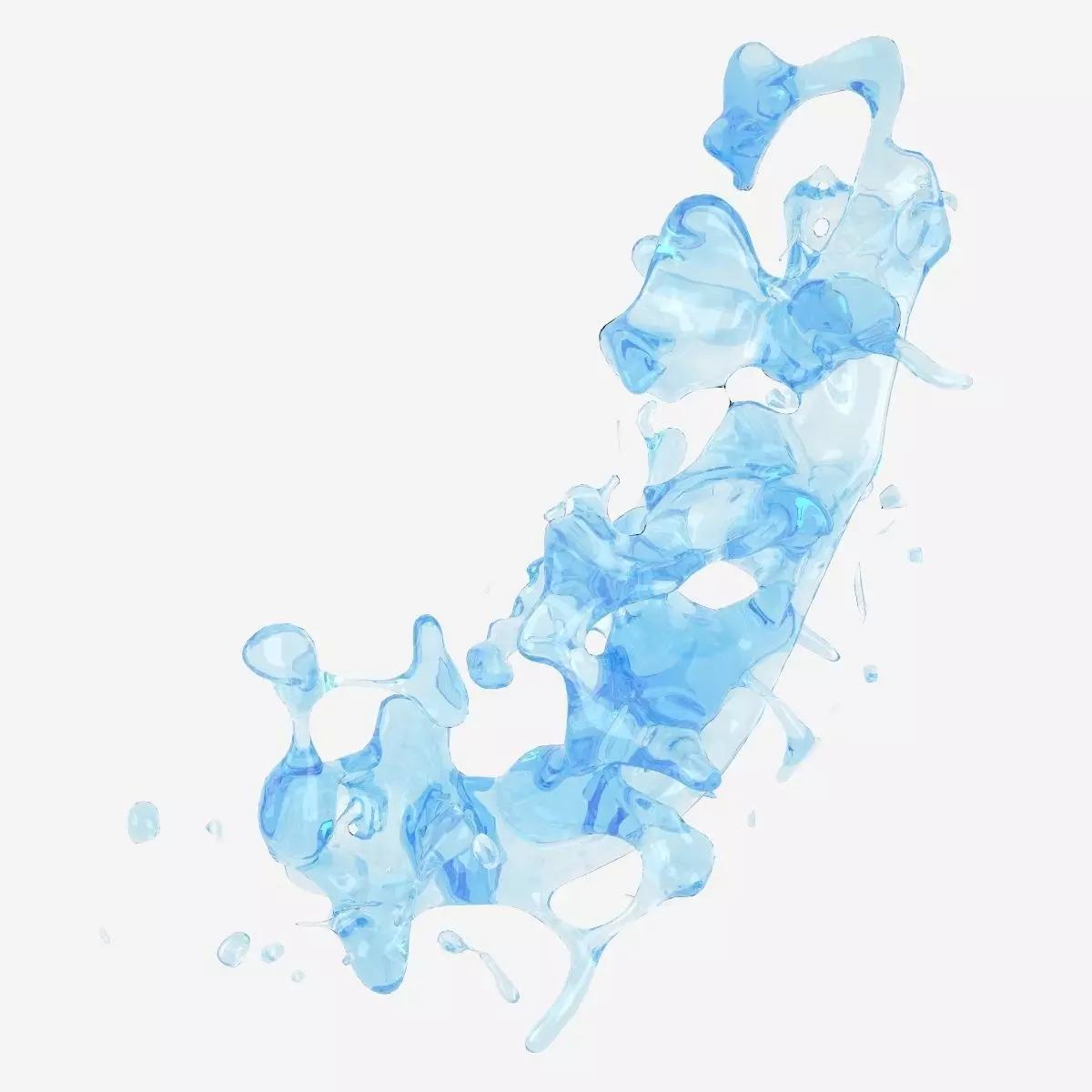 Splash V2 3D model_0