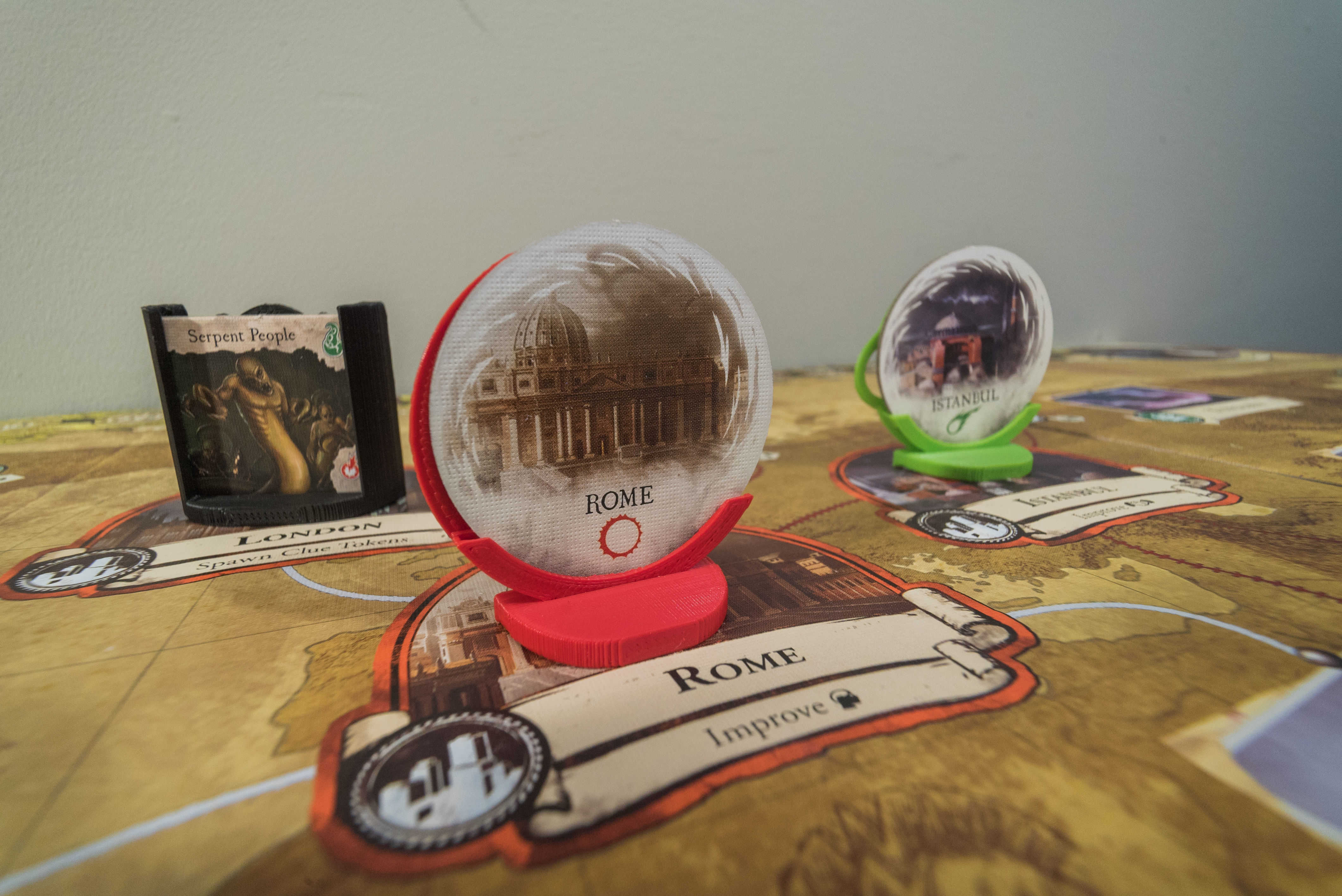 Eldritch Horror Gate Token Holders 3D print model_2